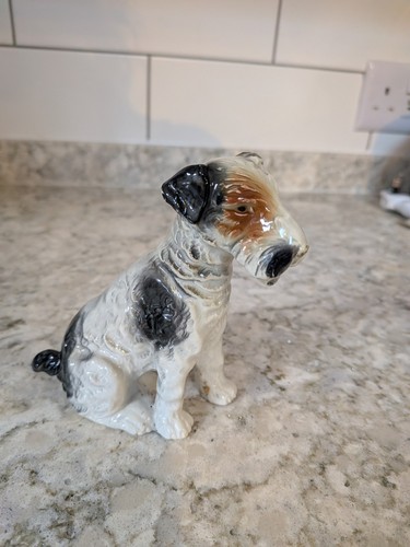 Vintage fox terrier - terrier, figurine
