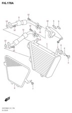 Suzuki Genuine Bolt GSX-R1000 L7 L8 L9 M0 M1 Engine Oil Cooler 09116-06514-000