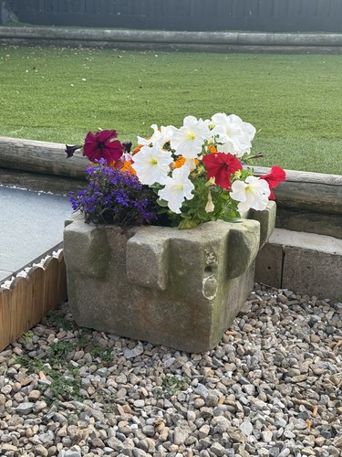Stone garden planter troughs - planter/, troughs.