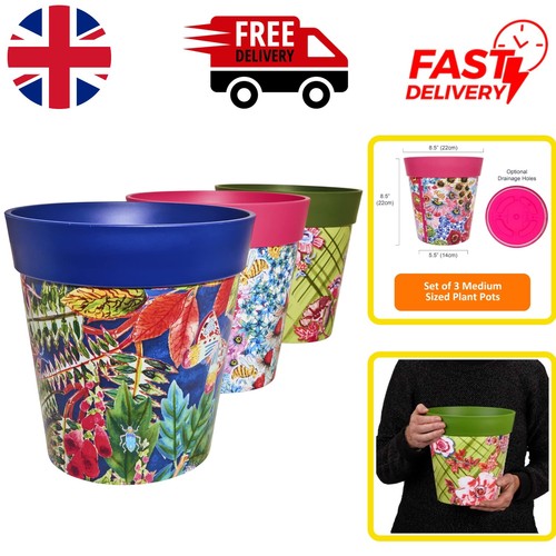 Colorful 22cm floral plant - 22cm,