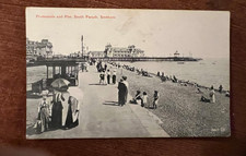 Antique postcard Southsea pier