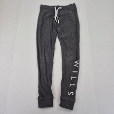 JACK WILLS Joggers 6 Grey Women's Sweatpants Skinny Cotton Blend Casual Comfy