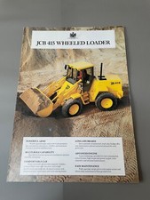 JCB 415 Wheeled Loader Brochure