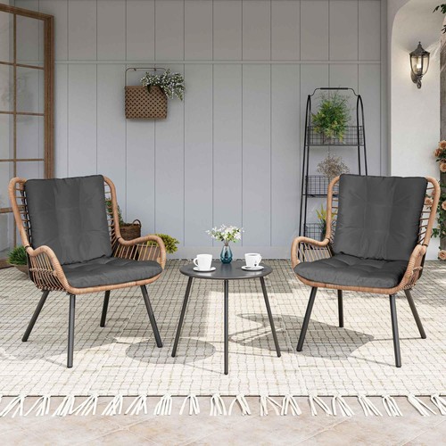 3pc outdoor bistro set patio - outdoor,