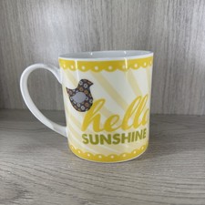 Tesco Fine Bone China Hello Sunshine Mug Tableware Drinks Tea Coffee Kitchenware