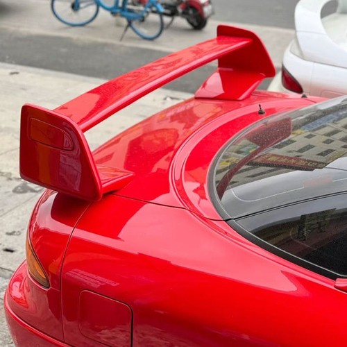 Unpainted rear racing spoiler - unpainted,