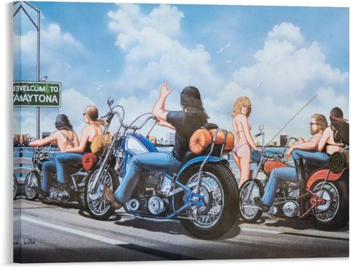 David mann motorcycle biker - 7,