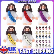 25Pack Little Jesus Figures Original Design Easter Mini Jesus Figures Rubber Jes