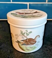 Vintage Portmeirion 'Birds Of Britain' Lidded Canister - Redpoll/Linnet