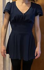 Geri Halliwell Tea Dress Size 8 Petite Blue Next