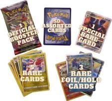 Pokemon Bundle Ultra Rare & Holo Shiny Cards Guaranteed + Sealed Booster Pack