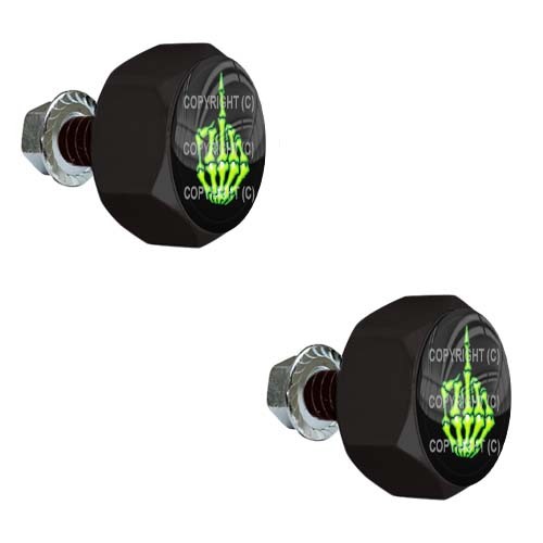 Black hex billet frame tag - 2,