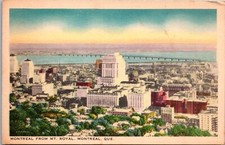 Vintage Montreal from Mt