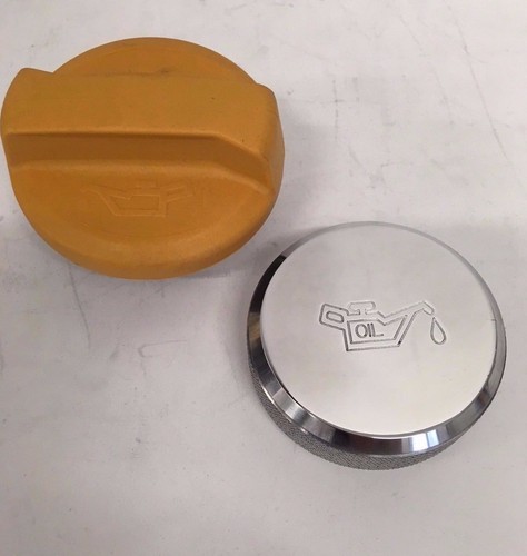 Polished oil cap for - oil,