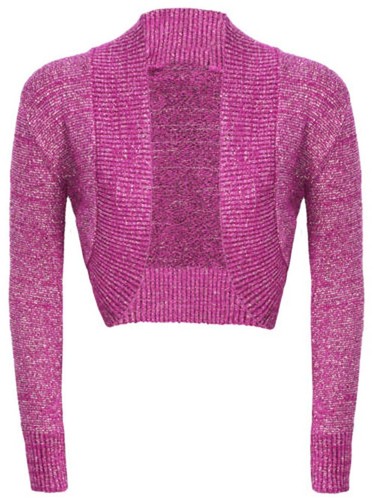 Women shrug lurex - lurex, knitted