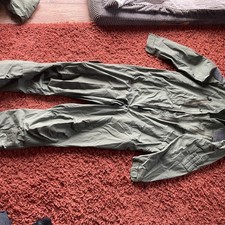 Aircrew Coveralls/flying Suit With Leg Pockets, Epilates, Double Zip, Excellent!