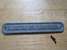 Cast iron vintage rustic