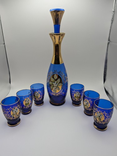 Vintage bohemian cobalt blue - bohemian,