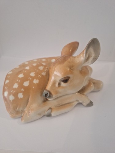 Lomonosov porcelain deer - porcelain,