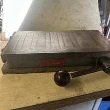 Engineer’s Pratt Permanent Magnet Chuck 10” X 5” Bed 