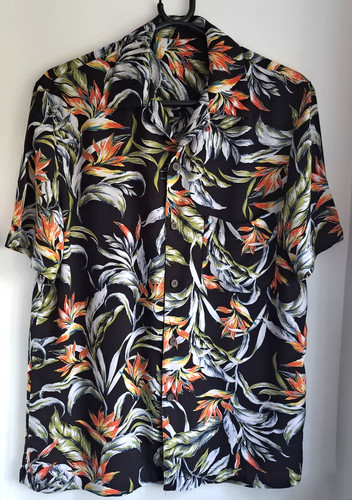 Vintage black tropical - vintage,