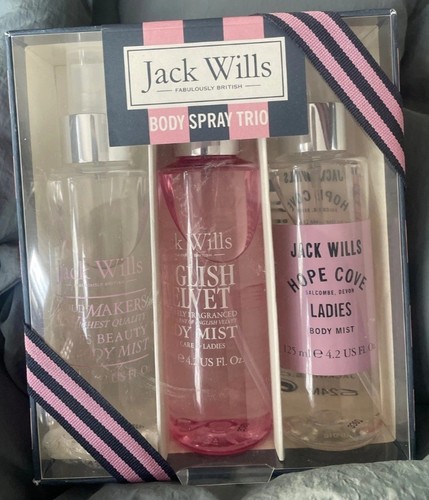 Jack wills body spray trio - jack,