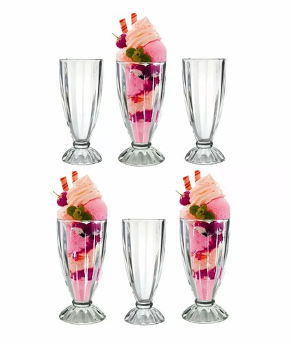 Milkshake glasses dessert - glasses,