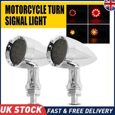 Motorcycle Amber Chrome Front