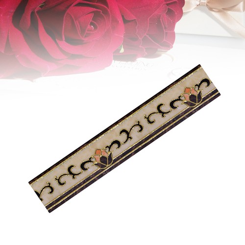 Plated pvc wallpaper border - plated,