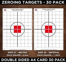 ZEROING TARGETS CENTREFIRE