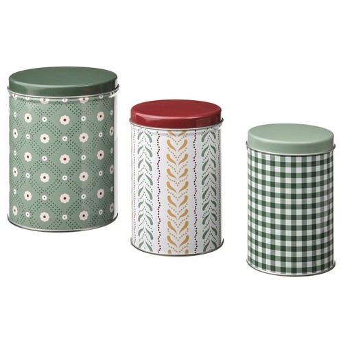 Ikea canisters tin set - tin, of