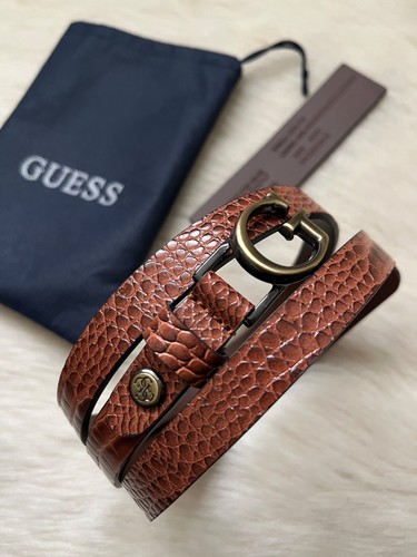 Guess brown belt raffie - belt, g