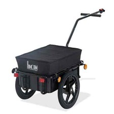 Cargo Trailer Bike Stroller Garden Trolley W/Carrier Utility Luggage & Wheels Bl