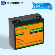 ECO-WORTHY 12V 30Ah Lithium