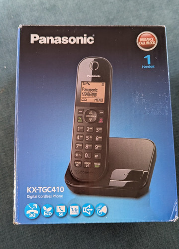 Panasonic tgc410eb black - panasonic, kx-tgc410eb