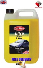 CarPlan Ultra Wax & Wash Car Shampoo, 5 L Free UK Delivery (Packaging may vary)