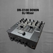 DENON DJ Mixer DN-X100 Model Line PHONO Input Output Tested