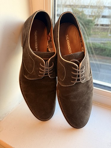 Salamander men brown suede - salamander, men's