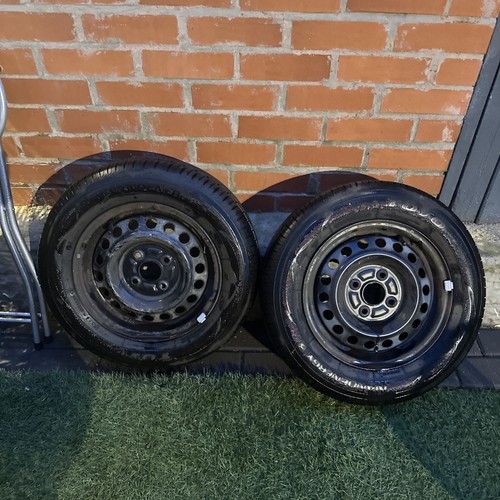 Set 165 steel wheels - of,