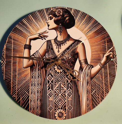 New 1920 art deco metal - new,