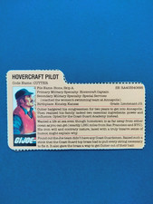 GI/G.I. JOE FILE CARD -