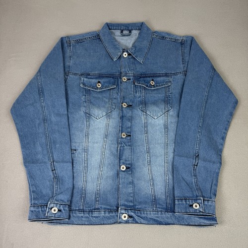 Levi jacket mens large blue - large,
