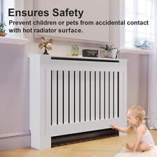 Vertical Radiator Cover White