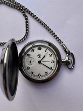 Vintage CCCP Russian Pocket Watch ,,Молння’’ Molnia