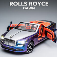 1:24 Scale Rolls-Royce Dawn Diecast Model Car Toy Sound&Light Collectible Gifts