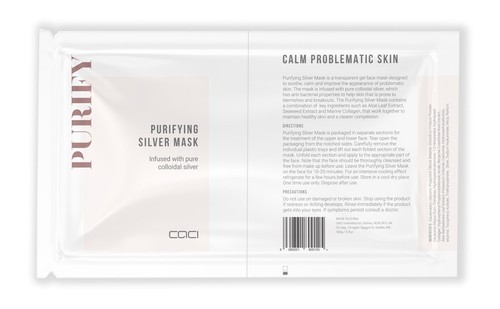 Caci purifying silver mask - purifying,
