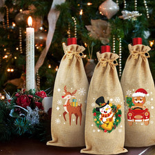 VEYLIN Burlap Wine Bags