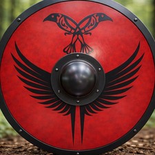 Medieval Wooden Viking Shield