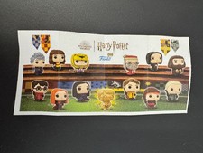 kinder joy harry potter quidditch toys: Dumbledore, Luna, Cedric, Ron pop it