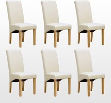 Folk Set of 6 Faux Leather